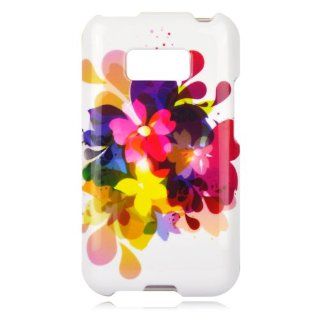 Cell Phone Case Cover Skin for LG LS696 Optimus Elite / Optimus M+ (Water Flowers)   Sprint,Virgin Mobile,MetroPCS: Cell Phones & Accessories
