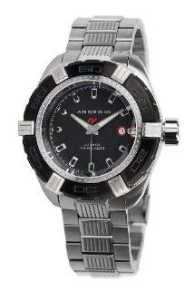 ANDROID Men's AD699BKK Stratus Analog Japanese Automatic Silver Watch: Watches