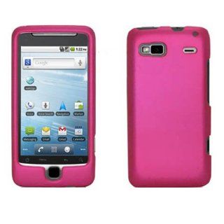 Hard Plastic Snap on Cover Fits HTC G2 Vanguard Solid Rose Pink (Rubberized) T Mobile: Cell Phones & Accessories