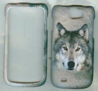 Samsung Exhibit II li 2 4G Galaxy W 4G SGH T679 T679M i8150 T MOBILE Phone CASE COVER SNAP ON HARD RUBBERIZED SNAP ON FACEPLATE PROTECTOR NEW CAMO HUNTER WHITE WOLF: Cell Phones & Accessories