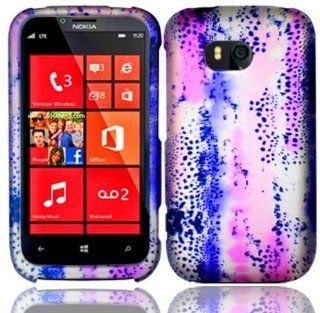 Nokia Lumia 820 ( AT&T ) Phone Case Accessory Funky Colorful Hard Snap On Cover with Free Gift Aplus Pouch: Cell Phones & Accessories