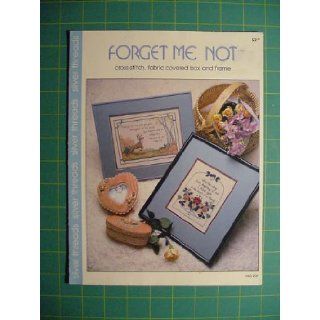 Forget Me Not Cross Stitch, Fabric Covered Box and Frame (Silver Threads, VAC 707): Vanessa Ann: Books