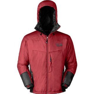 Mountain Hardwear Hooded Compressor PL Jacket   Men's Jackets LG Lava: Sports & Outdoors