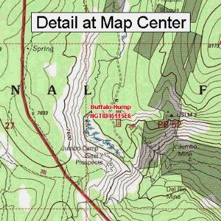 USGS Topographic Quadrangle Map   Buffalo Hump, Idaho (Folded/Waterproof) : Outdoor Recreation Topographic Maps : Sports & Outdoors