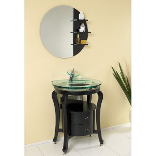 Classico 25.5 Simpatico Modern Bathroom Vanity Set with Mirror and