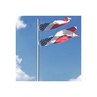 Annin Wind Dancers Freedom Stars and Stripes Red Blue Color Dyed Nylon 2' X 15'  Outdoor Flags  Patio, Lawn & Garden