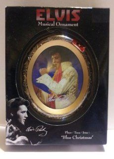 Elvis Musical Christmas Ornament ~ Plays Blue Christmas : Decorative Hanging Ornaments : Everything Else