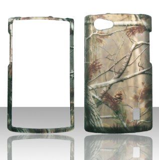 2D Camo Tree LG Optimus M+ Plus MS695 (MetroPCS) Case Cover Hard Protector Phone Cover Snap on Case Faceplates: Cell Phones & Accessories