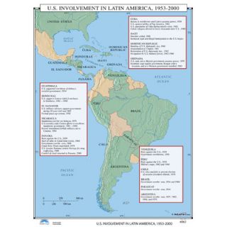Universal Map U.S. History Wall Maps   U.S. Involvement in Latin