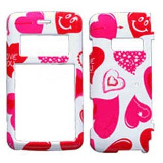 Hard Plastic Snap on Cover Fits LG VX9100 enV2 Love Kiss Verizon: Cell Phones & Accessories