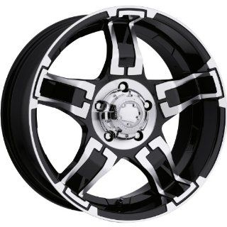 Ultra Drifter 17 Black Wheel / Rim 5x5.5 with a 20mm Offset and a 107 Hub Bore. Partnumber 194 7885B: Automotive