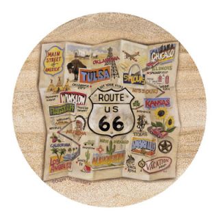 Thirstystone Route 66 Map Coaster (Set of 4)