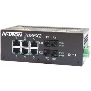 N tron Fully Managed Industrial Ethernet Switch 708FX2 SC: Industrial & Scientific