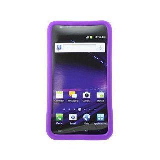 Purple Soft Silicone Gel Skin Cover Case for Samsung Galaxy S2 S II AT&T i727 SGH I727 Skyrocket: Cell Phones & Accessories