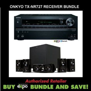 Onkyo TX NR727 7.2 Channel Network Audio/Video Receiver, Plus Klipsch HDT 600 Home Theater Speaker System: Electronics
