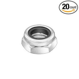 1/2 13 Nylon Insert Nut (Nyloc) (Thin pattern) UNC Steel / Zinc Plated, Pack of 20: Hardware Locknuts: Industrial & Scientific