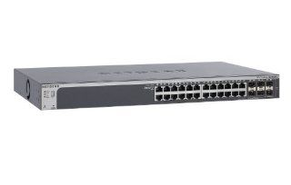 Netgear ProSAFE 28 Port Gigabit Smart Stackable Switch (GS728TSB 100NAS): Computers & Accessories
