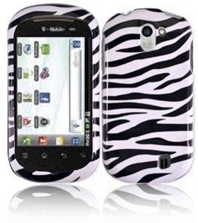 Zebra Hard Case Cover for LG Doubleplay C729: Cell Phones & Accessories