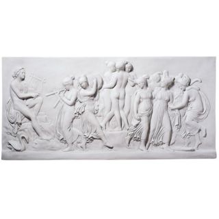 Design Toscano Apollo and Muses Large Wall Frieze Sculpture