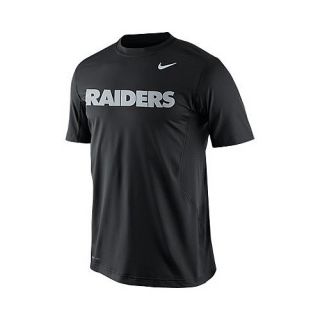 NIKE Mens Oakland Raiders Dri FIT Hypercool Speed Short Sleeve T Shirt   Size: