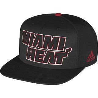 adidas Mens Miami Heat 2013 NBA Draft Snapback Cap, Multi Team