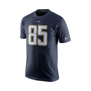 NIKE Mens San Diego Chargers Antonio Gates Player Pride Name And Number T 