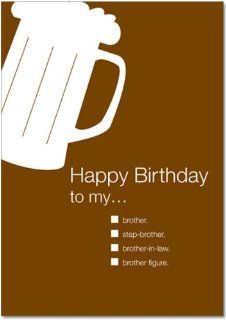 Birthday Brother Birthday Humor Paper Card : Greeting Cards : Office Products