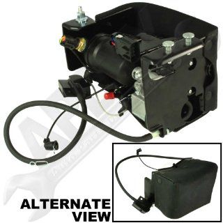 APDTY 050112 Air Suspension Compressor Assembly w/Dryer & Steel Mount Housing For 2007 2013 Escalade, Avalanche, Suburban, Yukon, Tahoe (Replaces GM 15254590): Automotive