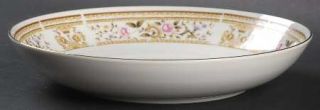 Wallace Heritage (Japan) Daphne Coupe Soup Bowl, Fine China Dinnerware   Pink Fl