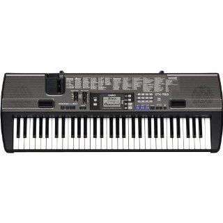 Casio 61 Key Portable Keyboard w/ Stand   Black   CTK 720/STADV: Musical Instruments