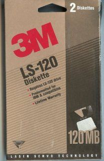 3m LS 120 Diskette, IBM formatted SuperDisk media   2 pack: Electronics