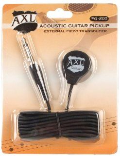 AXL Acoustic Guitar Transducer Pickup with 1/4 Jack and 9 Foot Cable: Musical Instruments