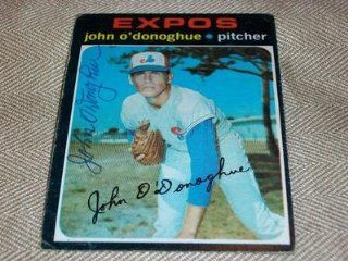 Montreal Expos John O'Donoghue Auto Signed 1971 Topps Card #743 HI # TOUGH N: Sports Collectibles