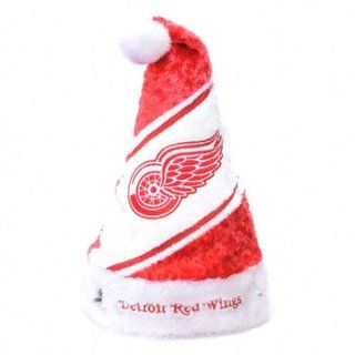 Detroit Red Wings HIMO Colorblock Santa Hat : Sports Fan Novelty Headwear : Sports & Outdoors