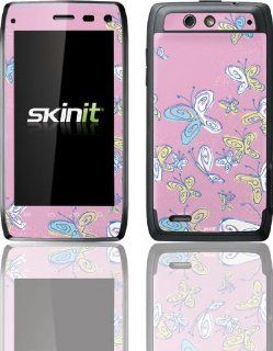 Pink Fashion   Butterfly Flurry   Motorola Droid 4   Skinit Skin: Electronics