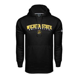 Wichita State Under Armour Black Performance Sweats Team Hood 'Arched Wichita State University' : Sports Fan Sweatshirts : Sports & Outdoors