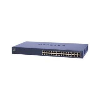 NetGear FS728TS ProSafe 24 Port 10/100 Stackable Smart Switch: Computers & Accessories