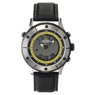 National Geographic Men's NG751GKSK TimeTrekker Ana Digi Chronograph Tachymeter Watch: Watches