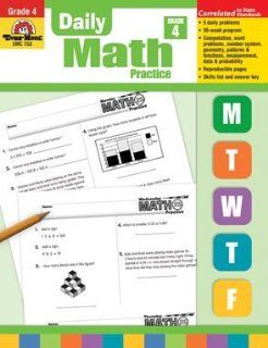 Evan Moor Educational Publishers 753 Daily Math Practice, Grade 4: Office Products