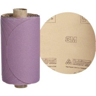 3M Stikit Paper Disc Roll 735U, PSA Attachment, Ceramic Aluminum Oxide, 5" Diameter, P220 Grit (Roll of 100): Industrial & Scientific