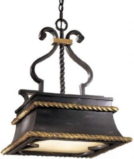 Metropolitan N6111 20 Three Light Down Lighting Pendant from the Montparnasse Collection, French Black   Ceiling Pendant Fixtures  