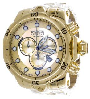 Invicta Men's 13886 Venom Swiss Chronograph Gold Tone Bracelet Watch: Invicta: Watches