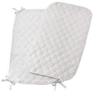 Quilted White Terry Cloth Sheet Saver   Set of 2 New Born, Baby, Child, Kid, Infant : Infant And Toddler Apparel Accessories : Baby