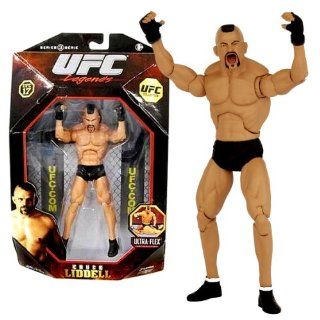 Jakks Pacific Year 2010 Ultimate Fighting Championship Series 3 UFC Legends Collection 7 1/2 Inch Tall Wrestler Action Figure   UFC #17 American CHUCK LIDDELL "The Iceman" with Ultra Flex Articulation: Toys & Games