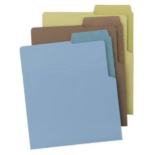 Smead Organized UP Heavyweight File Folders, Dual Tabs, Letter Size, Assorted Colors, 6 per Pack (75405) : End Tab Shelf File Folders : Office Products