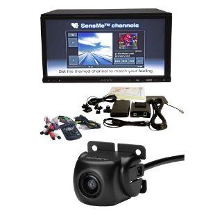 Sony XNV 770BT 7" Touchscreen Double Din In dash Dvd/mp3/wma/aac/jpeg/mp4 Receiver with Built in Tom tom Navigation and Bluetooth + SONY Back up Camera : In Dash Vehicle Gps Units : Electronics