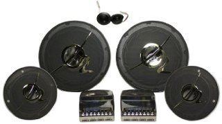 Oxygen Audio Air 63 6.5" 3 Way Component Car Stereo Speakers (Pair) : Vehicle Speakers : Car Electronics