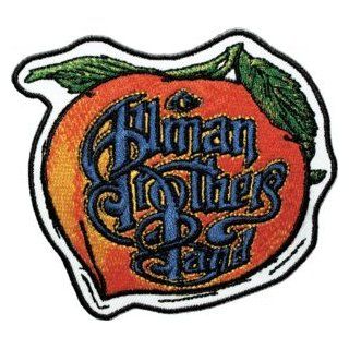 The Allman Brothers Peach & Name Logo Rock Roll Music Band Embroidered Iron On Patch: Clothing