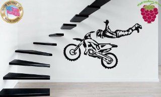 Wall Stickers Vinyl Decal Motorcycle Bike Racing Extreme Sports Freestyle Motocross ig666   Wall Decor Stickers
