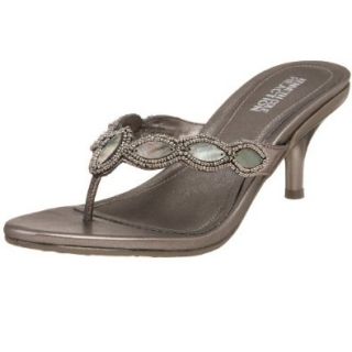Kenneth Cole REACTION Women's Lush Kiss Thong,Pewter,5 M US: Shoes